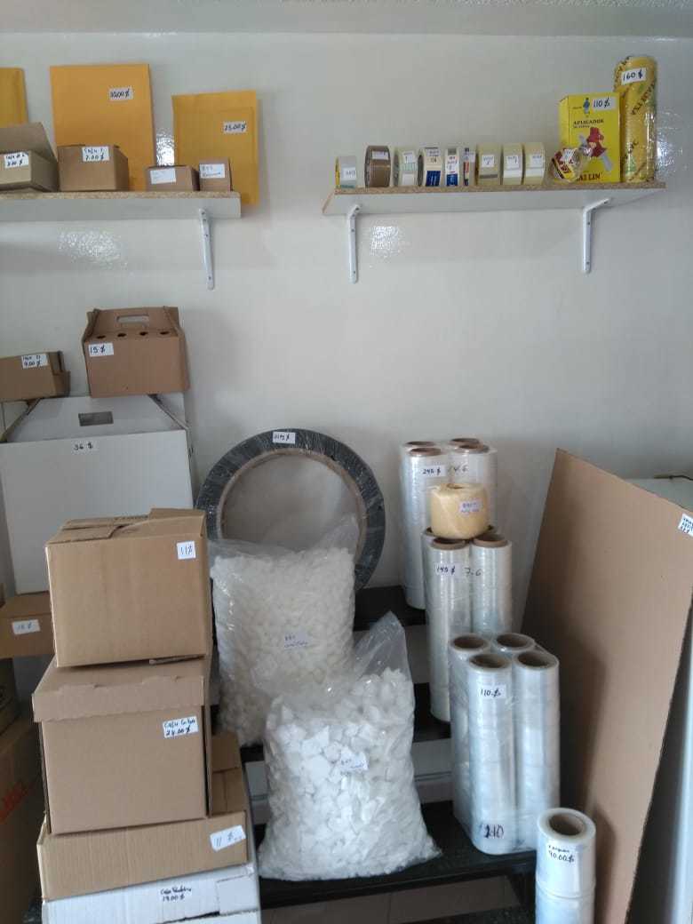 Distribución de material de empaque.&nbsp;